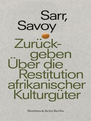 cover image of Zurückgeben